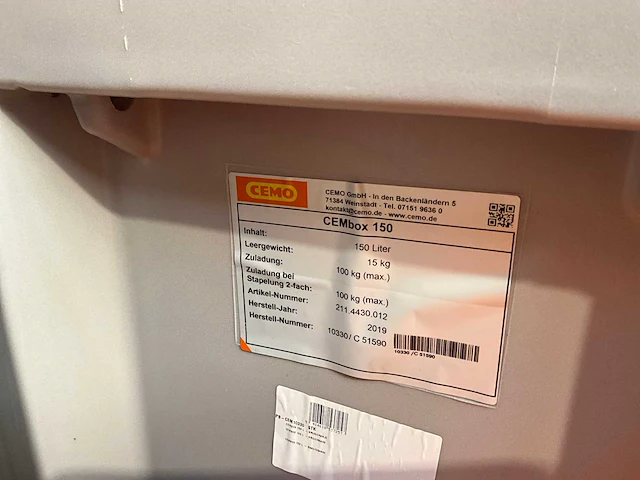 Opbergbox cemo(150l) - afbeelding 6 van  6
