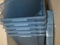 Opbergboxen met deksel 5 st - afbeelding 4 van  5
