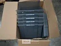 Opbergboxen met deksel 5 st - afbeelding 5 van  5