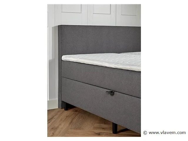 Opbergboxspring serie bologna, afmeting 140 x 200, antraciet - afbeelding 4 van  8