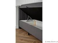 Opbergboxspring serie lausanne, afmeting 140 x 200, antraciet - afbeelding 4 van  9