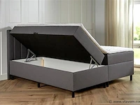 Opbergboxspring serie lausanne, afmeting 140 x 200, antraciet - afbeelding 6 van  9