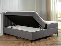 Opbergboxspring serie lausanne, afmeting 140 x 200, antraciet - afbeelding 7 van  9