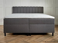 Opbergboxspring serie lausanne, afmeting 180 x 200, antraciet - afbeelding 2 van  9