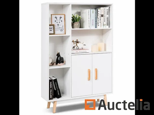 Opbergkast bibliotheek 80 x 24 x 119 cm - afbeelding 3 van  11