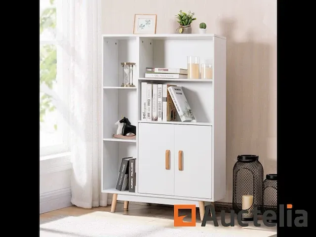 Opbergkast bibliotheek 80 x 24 x 119 cm - afbeelding 4 van  11