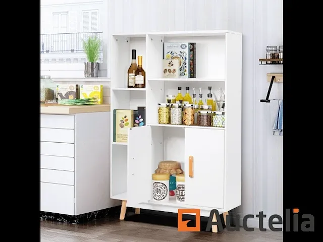 Opbergkast bibliotheek 80 x 24 x 119 cm - afbeelding 6 van  11