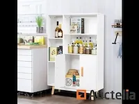 Opbergkast bibliotheek 80 x 24 x 119 cm - afbeelding 6 van  11