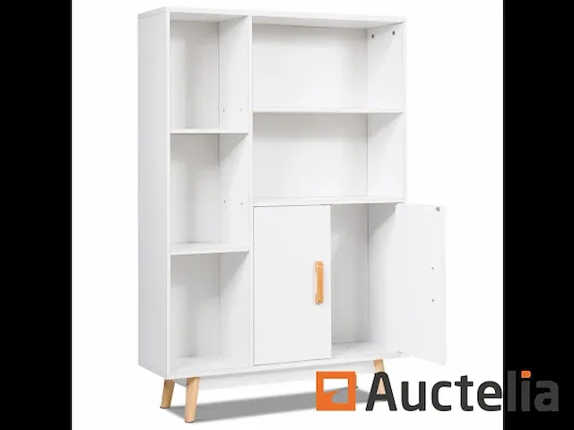 Opbergkast bibliotheek 80 x 24 x 119 cm - afbeelding 7 van  11
