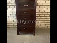 Opbergkast donker eiken h 147 cm - afbeelding 3 van  9
