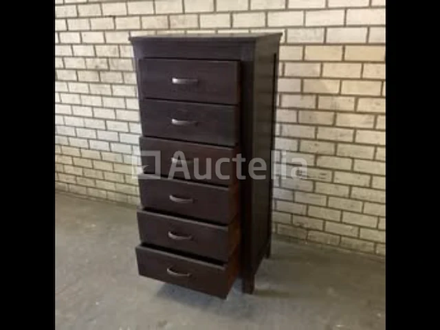 Opbergkast donker eiken h 147 cm - afbeelding 5 van  9