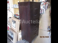 Opbergkast donker eiken h 147 cm - afbeelding 7 van  9