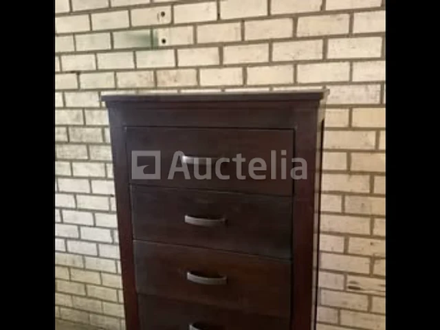 Opbergkast donker eiken h 147 cm - afbeelding 8 van  9