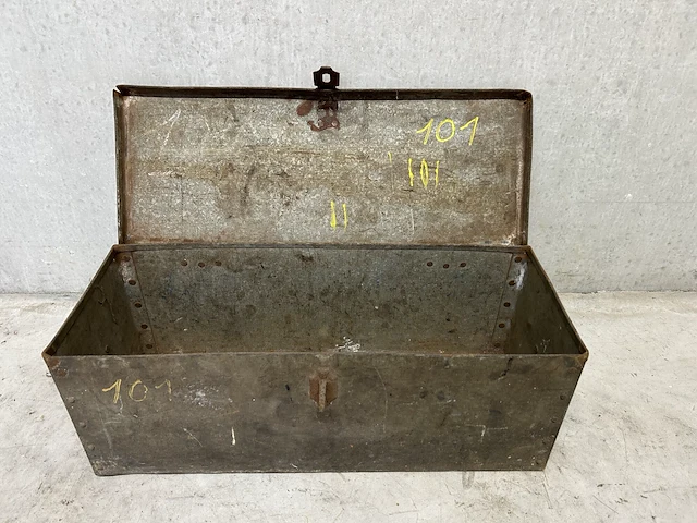 Opbergkist metaal 56x22x22 - afbeelding 3 van  3