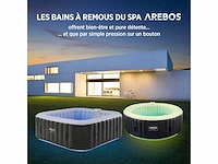 Opblaasbare hot tub | automatische opblaasbare 6 persoons met led - afbeelding 4 van  7