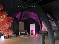 Opblaasbare tent 8 x 8 m - bedrukt dakzeil