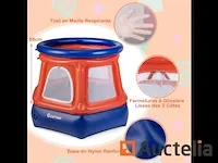 Opblaasbare trampoline voor kinderen met veiligheidsnet - afbeelding 4 van  8