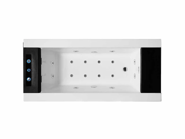 Opbouw design massagebad - waterval - glans wit - afbeelding 7 van  14