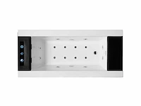 Opbouw design massagebad - waterval - glans wit - afbeelding 7 van  14