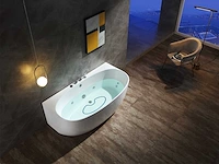 Opbouw massagebad - glans wit
