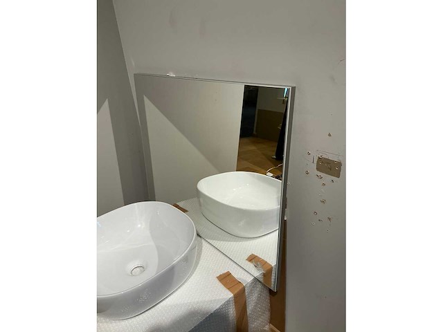 Opbouw wastafel + onderkast + spiegel - afbeelding 4 van  4