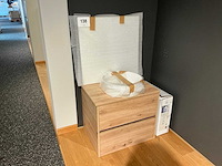 Opbouw wastafel + onderkast + spiegel - afbeelding 1 van  6