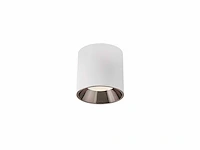 Opbouwspot gu10 fitting – cilindrisch – wit/bruin (30x) - afbeelding 2 van  4