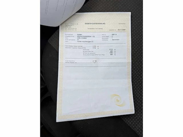 Opel - 2009 - combo - personenauto - afbeelding 11 van  21