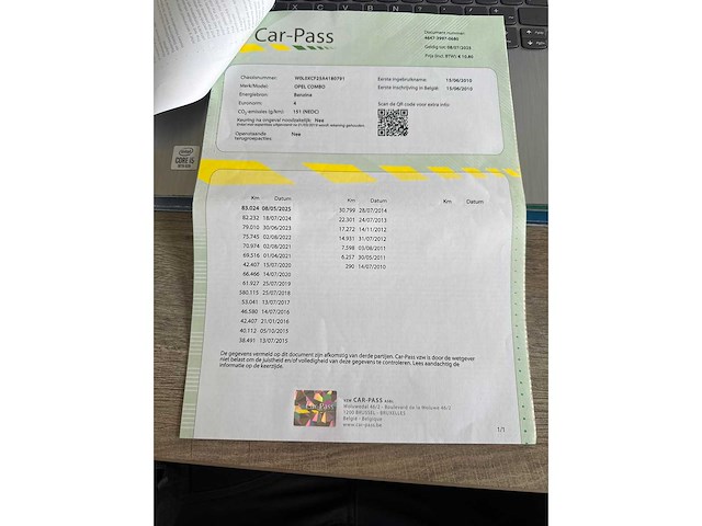 Opel - 2010 - combo - personenauto - afbeelding 9 van  19