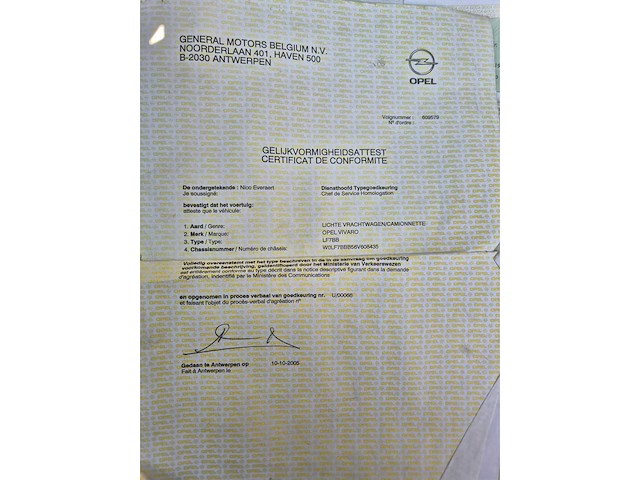 Opel - vivaro - bedrijfswagen - afbeelding 14 van  21
