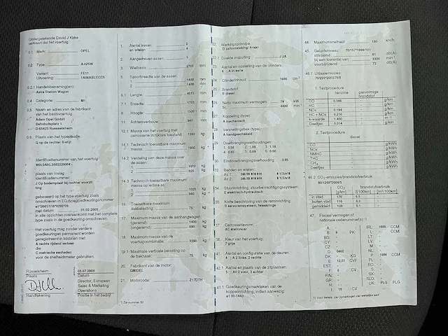Opel astra uit 2008 - afbeelding 66 van  70