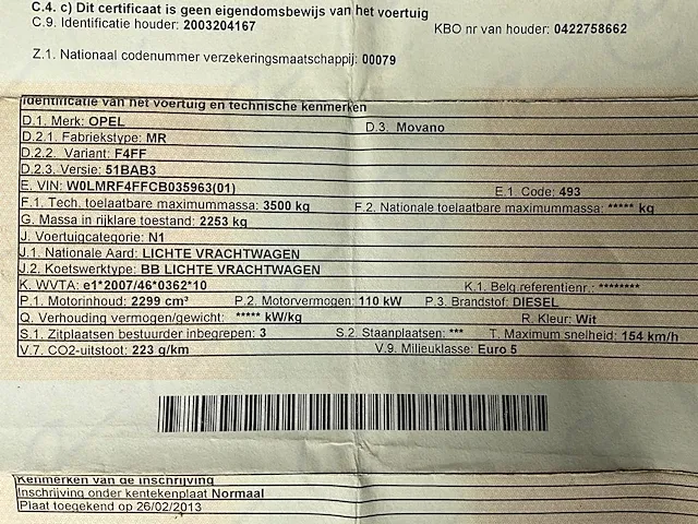 Opel bestelwagen - afbeelding 26 van  35