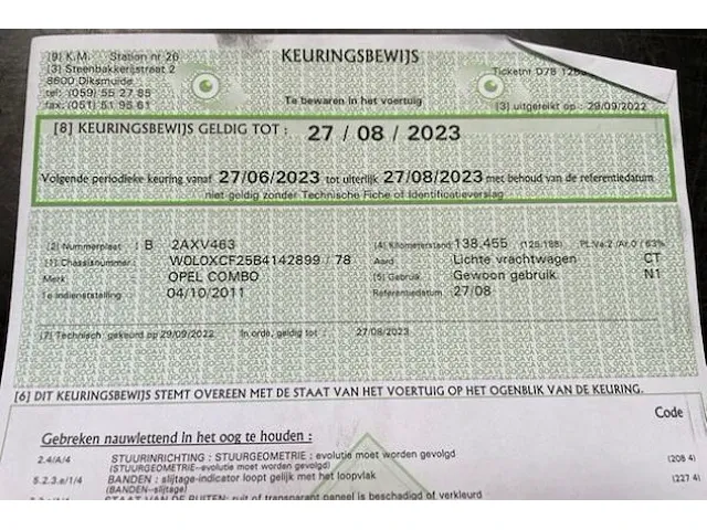 Opel combo lichte vracht - afbeelding 11 van  19