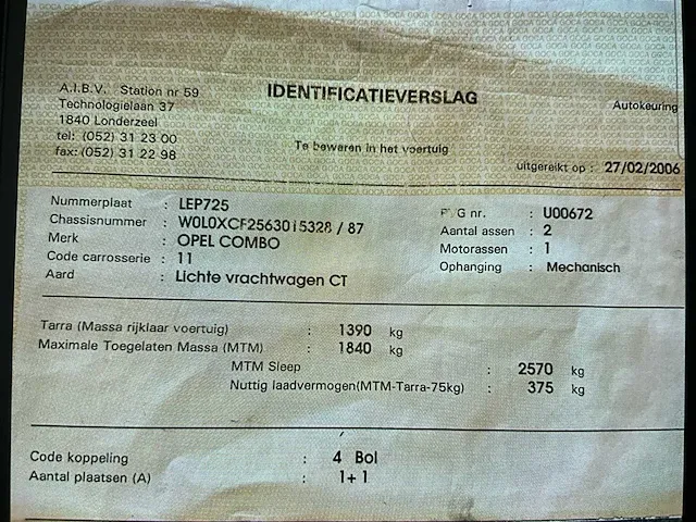 Opel combo - afbeelding 32 van  40