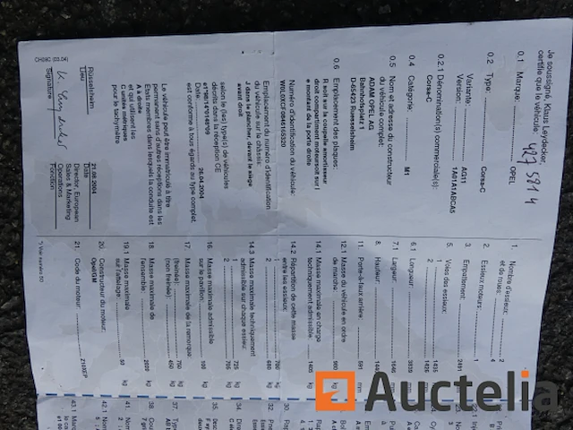 Opel corsa auto - afbeelding 7 van  19