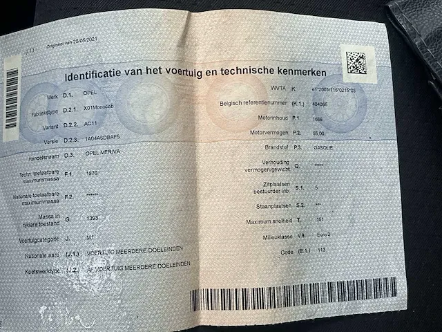 Opel meriva - 2003 - afbeelding 17 van  26
