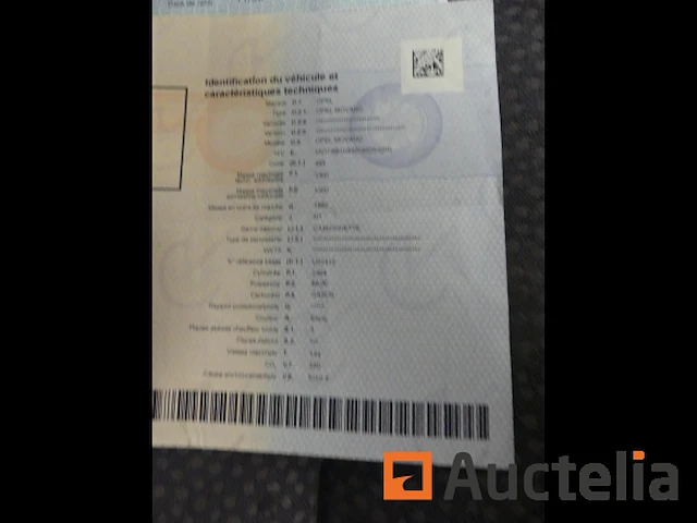 Opel movano bestelwagen (2009-197.082 km-vin:vn1f9b1h640785254) - afbeelding 10 van  22