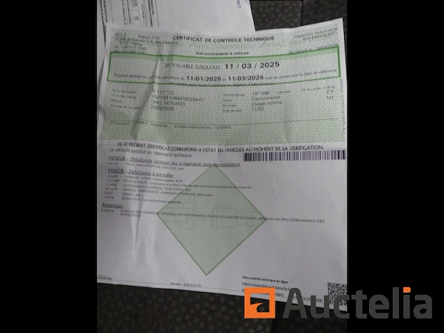 Opel movano bestelwagen (2009-197.082 km-vin:vn1f9b1h640785254) - afbeelding 13 van  22