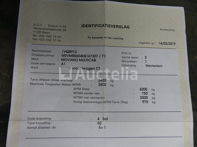 Opel movano bestelwagen met multicab (2019-87.886 km) - afbeelding 30 van  39