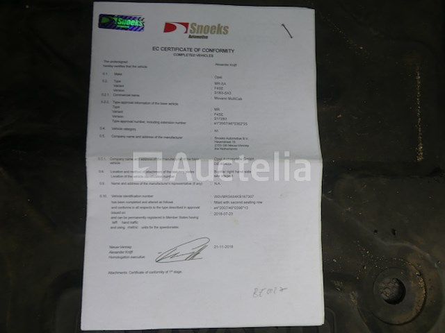 Opel movano bestelwagen met multicab (2019-87.886 km) - afbeelding 33 van  39