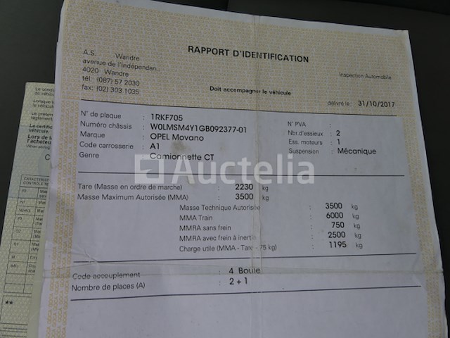 Opel movano drieweg bestelwagen (2015-56.037 km) - afbeelding 22 van  31