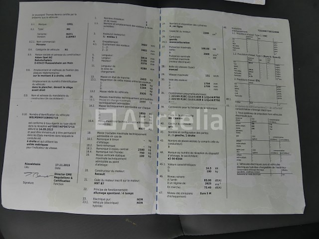 Opel movano drieweg bestelwagen (2015-65.271 km) - afbeelding 25 van  32