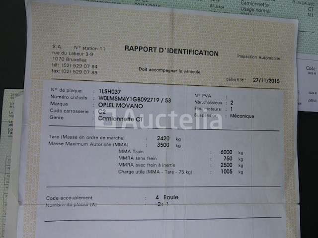Opel movano drieweg bestelwagen (2015-65.271 km) - afbeelding 26 van  32