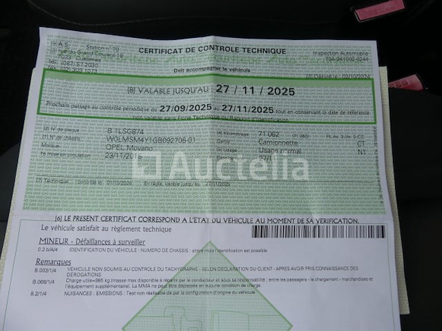 Opel movano drieweg bestelwagen (2015-74.203 km) - afbeelding 18 van  27