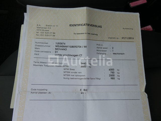 Opel movano drieweg bestelwagen (2015-74.203 km) - afbeelding 20 van  27