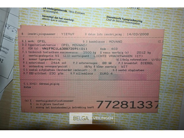 Opel movano lichte vrachtwagen - afbeelding 8 van  26