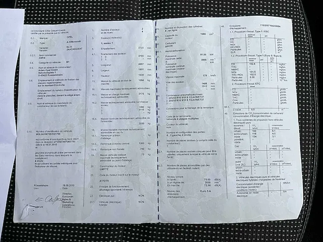 Opel safira - afbeelding 13 van  23