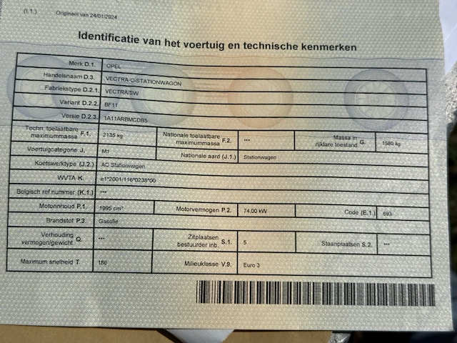 Opel vectra - afbeelding 14 van  22