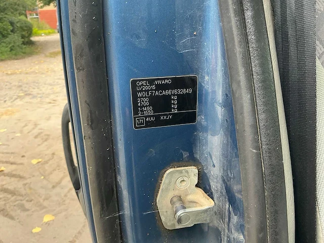 Opel vivaro 1.9 cdti van uit 2006 - afbeelding 9 van  43