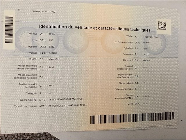 Opel vivaro, 2017 - afbeelding 20 van  38